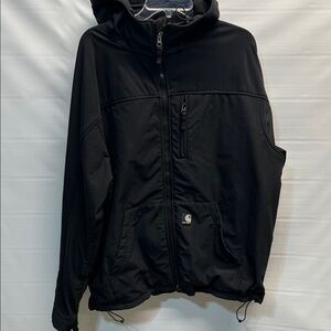 Carhartt Hooded Softshell Jacket – Black – Men’s XL (Regular)